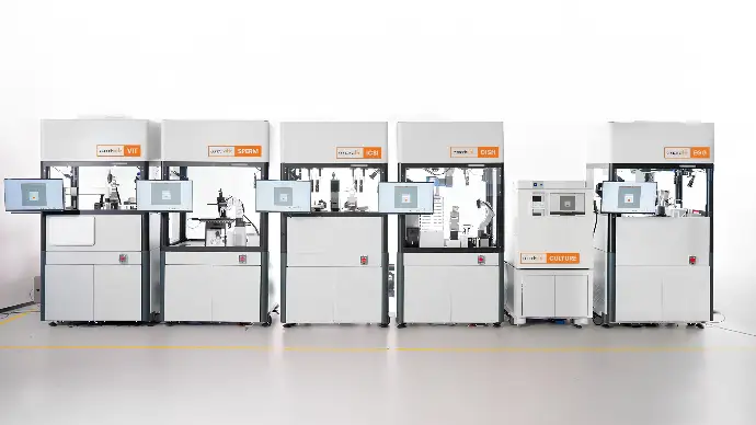 The Conceivable AURA automated IVF line